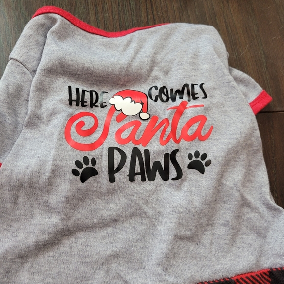 Other - Santa Paws dog pajamas size Medium